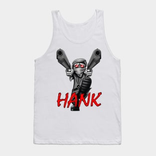 Hank of Madness combat with two guns. Tank Top